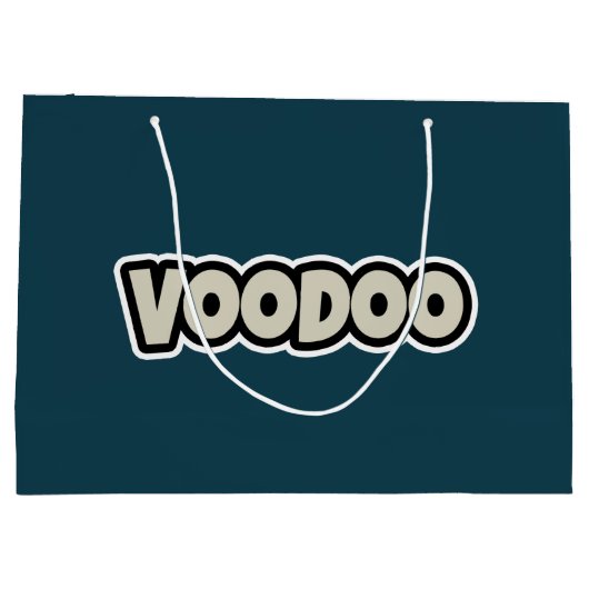 Voodoo Token Gift Bag - Groot, Glanzend Groot Cadeauzakje (Achterkant)