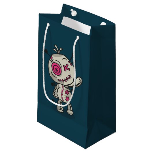 Voodoo Token Gift Bag - Medium, Glanzend Klein Cadeauzakje (Voorkant Gekanteld)