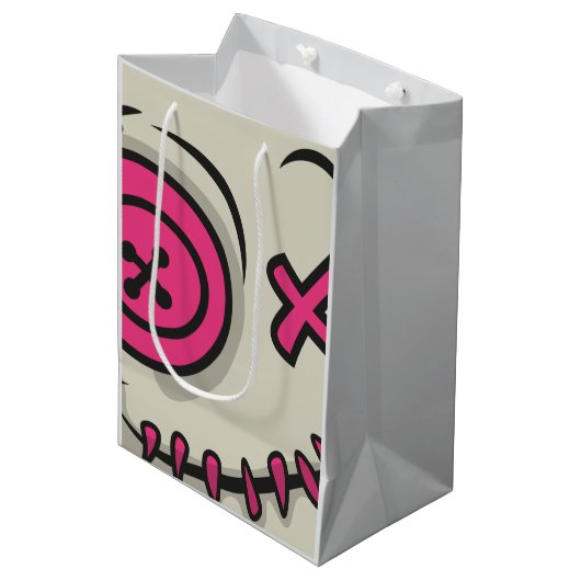 Voodoo Token Gift Bag - Medium, Glanzend Medium Cadeauzakje (Voorkant Gekanteld)