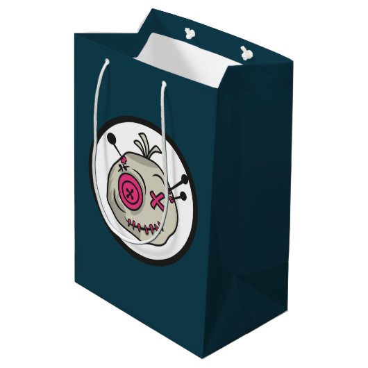 Voodoo Token Gift Bag - Medium, Glanzend Medium Cadeauzakje (Achterkant Gekanteld)
