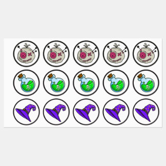 Voodoo Token Grote Cirkel Waterdichte Stickers