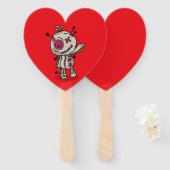 Voodoo Token Hart Programma Fan Handwaaier (Voorkant en achterkant)