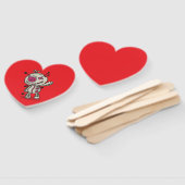 Voodoo Token Heart Program Fan Handwaaier (Niet-gemonteerd)