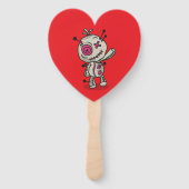 Voodoo Token Heart Program Fan Handwaaier (Voorkant)