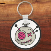 Voodoo Token Metal Circle Sleutelhanger (Voorkant)