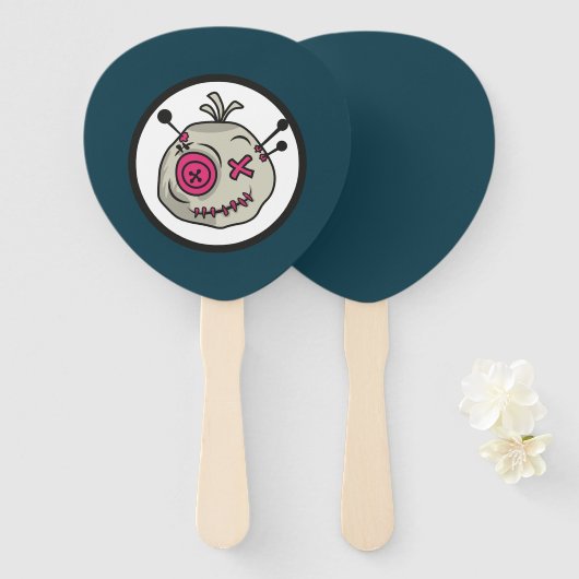 Voodoo Token Paddle Program Fan Handwaaier (Voorkant en achterkant)