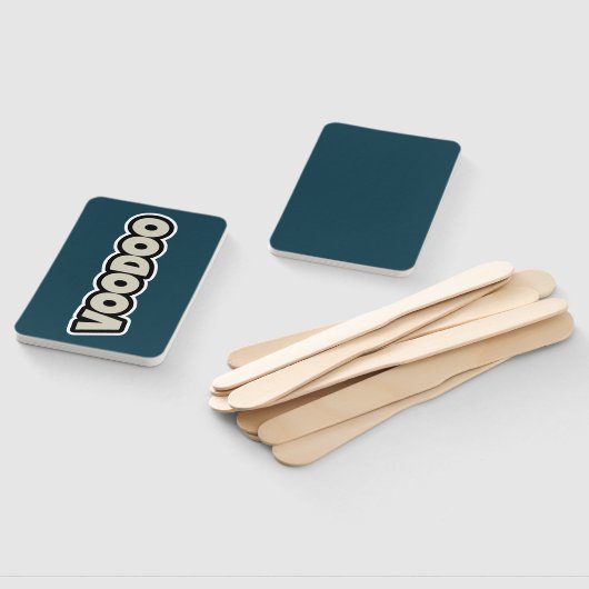 Voodoo Token Rectangle Program Fan Handwaaier (Niet-gemonteerd)