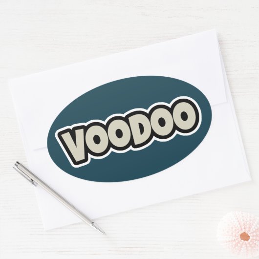 Voodoo Token Small 4" x 4" Vinyl Sticker (Envelop)