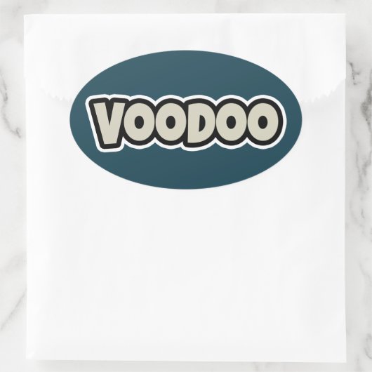 Voodoo Token Small 4" x 4" Vinyl Sticker (Tas)
