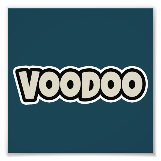 Voodoo Token Telefoon Afdrukken Foto Afdruk (Voorkant)