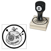 Voodoo Token Wood Art Stamp Rubberstempel (Gestempeld)