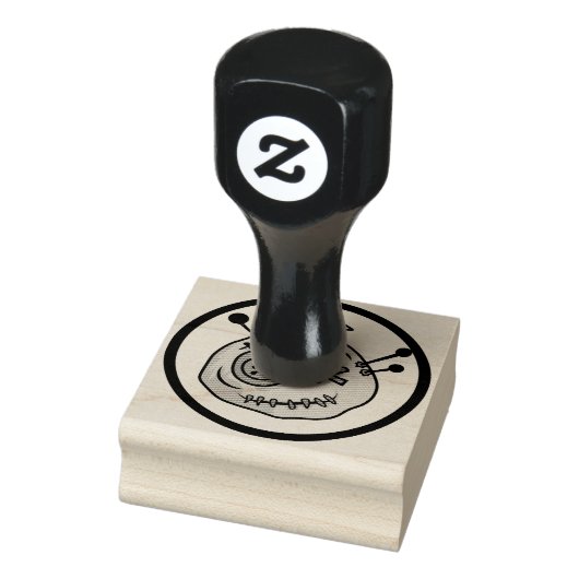 Voodoo Token Wood Art Stamp Rubberstempel (Stempel)