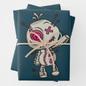 Voodoo Token Wrapping Paper Flat Sheet Set van 3 (In situ)