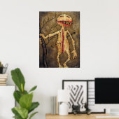 "Voodoo Town #11" poster Angry Johnny (Thuiskantoor)