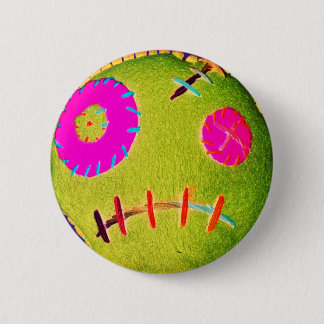 Voodoo Toxic Green Ronde Button 5,7 Cm