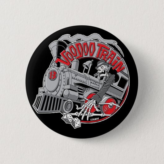 Voodoo Train Button (Voorkant)