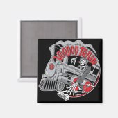 Voodoo Train Magnet (Voorkant / Achterkant)