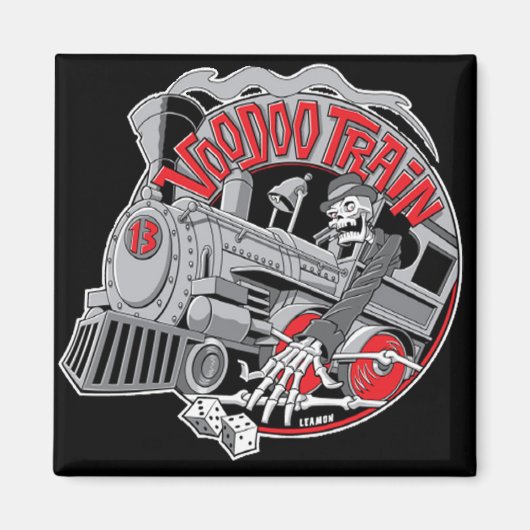 Voodoo Train Magnet (Voorkant)