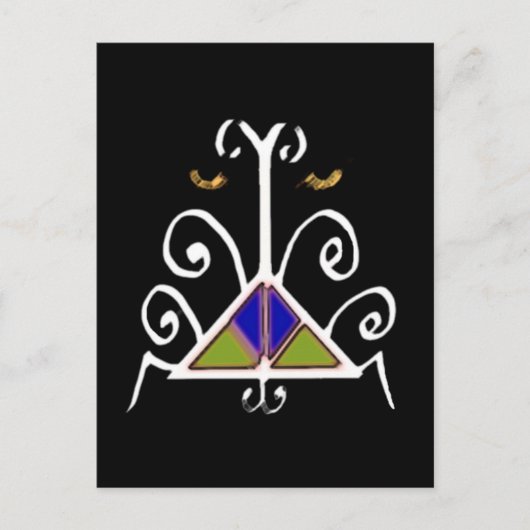 Voodoo Vévé voor Agassou Briefkaart (Voorkant)