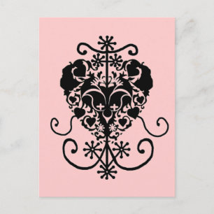 Voodoo Vévé voor Erzulie Freda Briefkaart