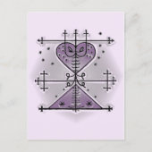 Voodoo Vévé voor Manman Brigit Briefkaart (Voorkant)