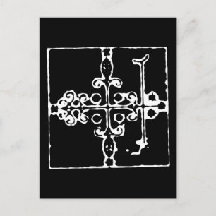 Voodoo Vévé voor Papa Legba Briefkaart