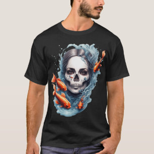 Voodoo visvrouw Steampunk rellen T-shirt