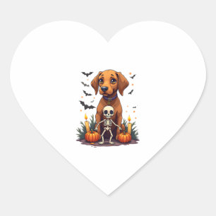 Voodoo Vizsla Dog Hart Sticker