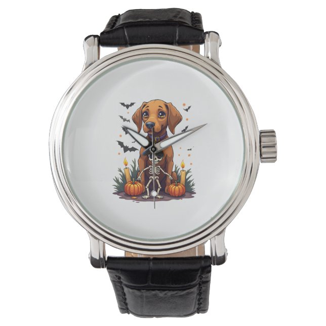 Voodoo Vizsla Dog Horloge (Voorkant)