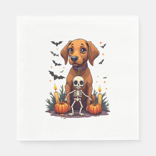 Voodoo Vizsla Dog Servet (Voorkant)