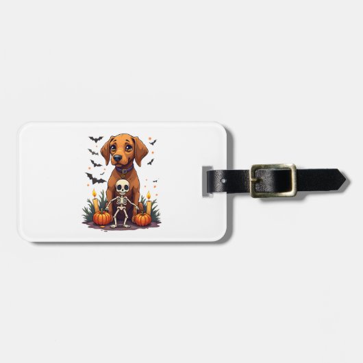 Voodoo Vizsla Hond Bagagelabel (Voorkant horizontaal)