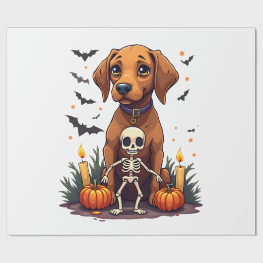 Voodoo Vizsla Hond Cadeaupapier (Vlak)