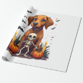 Voodoo Vizsla Hond Cadeaupapier (Uitgerold)