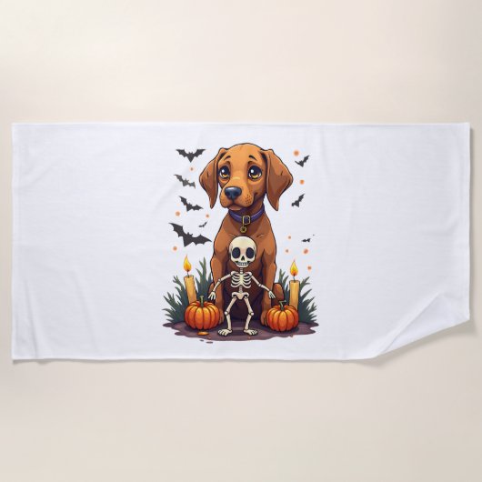 Voodoo Vizsla-hond Strandlaken (Voorkant)