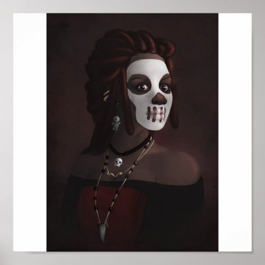 Voodoo Witch Poster (Voorkant)