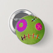 Voodoo Zombie Green Ronde Button 5,7 Cm (Voorkant /achterkant)