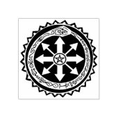 VooDou Chaos symbool Orobourus Rubberstempel (Afrduk)