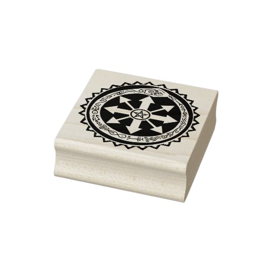 VooDou Chaos symbool Orobourus Rubberstempel (Stempel)