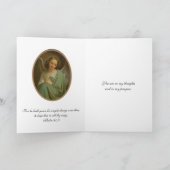 voogd engel religieus kind Schrift Kaart (Binnen)