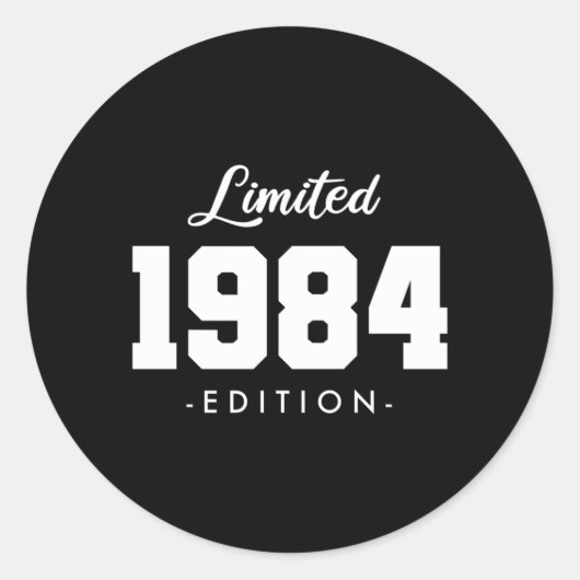 voor 39 1984 39ste ronde sticker (Voorkant)