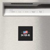 Voor 45 - Trump Guilty Times - Magneet (Insitu (Vaatwasser))