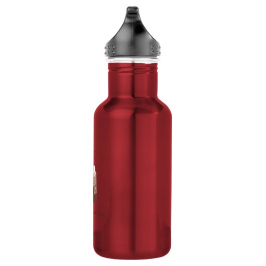 Voor 48e bruiloft Schattigee cupcake Waterfles (Rechts)