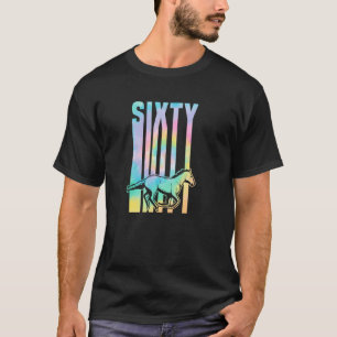 Voor 60 Jaar Oude Paard Thema Verjaardag Equestria T-shirt