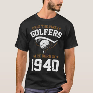 voor 80 Jaar Oud Golfgolf Golfer T-shirt