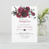 Voor 80ste verjaardag verrassingsfeest kaart (Staand voorkant)