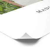 Voor | Aangepaste bruiloft afdrukken Foto Afdruk (Hoek)