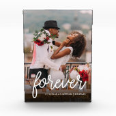 Voor | Aangepaste bruiloft of Jubileum Fotoblokken (Voorkant)