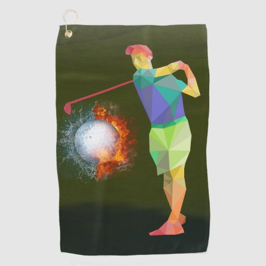 Voor! Aangepaste Golfhanddoeken voor elke speler Golfhanddoek (Voorkant)