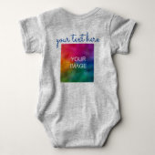 Voor & achter Print Tekst toevoegen Foto uploaden  Romper (Achterkant)