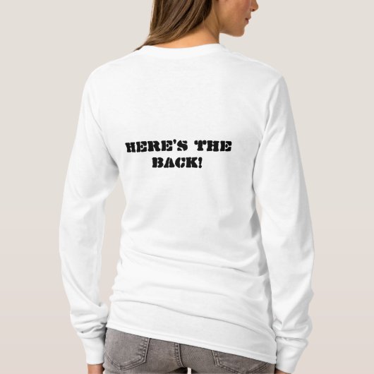 Voor/achter T-shirt (Achterkant)